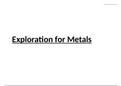 9.8 Exploration for Metals (Chapter 9: Economic and Engineering Geology)