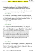 MCQs Adam Rosh Emergency Medicine (UPDATED 2020)