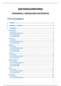 Samenvatting Materialenkennis oefeningen volledig