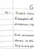 Simple harmonic motion