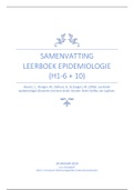 Samenvatting Leerboek Epidemiologie 