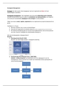 Strategisch Management 2.4 Kennistoets Tourism Management