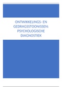 Samenvatting Ontwikkelings- en gedragsstoornissen: psychologische diagnostiek