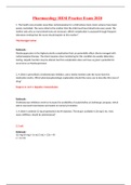 Pharmacology HESI Practice Exa (latest 2022/2023)  The health care provider prescribes carbamazepine for a child whose tonic-clonic seizures have been poorly controlled. The nurse informs the mother that the child must have blood tests every week. The mot