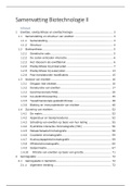 Samenvatting Biotechnologie II met verduidelijkende afbeeldingen uit ppt's + opgeloste oefeningen