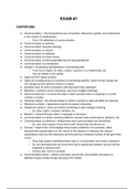 COMM1000 Exam #1 Study Guide