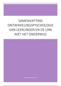 Samenvatting: Leerling in ontwikkeling LIO