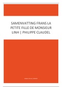 Samenvatting: Frans La Petite Fille De Monsieur Linh | Philippe Claudel