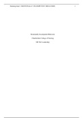 NR 504 Week 4 Discussion: Leading Others: Implications of Personal Leadership Style (Summer 2020)-Chamberlain College Of Nursing/Already Graded A