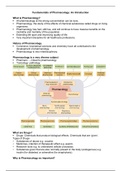  Introduction to pharmacology