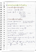 Differential Equations Summary Mathematics 3 (WBMT 2048) - Assignment 2