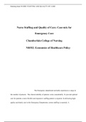 NR-552 Week 6 Discussion-Answer: Nurse Staffing and Quality of Care{100%}