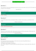 MATH 225N Week 4 Quiz / MATH225N Week 4 Quiz: (Latest, 2020): Chamberlain College of Nursing ( 25 Detail and Verified Answers, Already Graded A) 