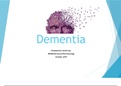 NR 508 Week 6 PowerPoint Grand Rounds Presentation; Dementia