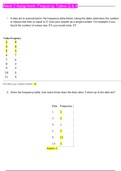 MATH 225N Week 2 Assignment: Frequency Tables (Questions & Answers) Verified (Summer 2020 Chamberlain)