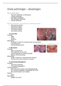 Orale pathologie H5 Afwijkingen orale mucosa