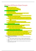 Med-Surg ATI Study Guide (2)|Med-Surg ATI Practice Exam Concepts