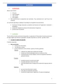 Résumé UE Nutrition et Alimentation