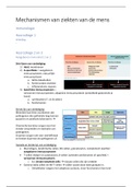 Aantekeningen alle hoorcolleges Mechanismen van Ziekten van de Mens