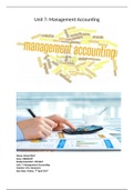 UNIT 7 MANAGEMENT ACCOUNTING - P4