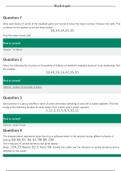 MATH 225N Statistical Reasoning for the Health Sciences, MATH 225N-Week_4_Math_225n_Statistics_Quiz, Chamberlain college of nursing. Secure Highgrades