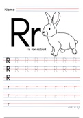 KINDERGARTEN ALPHABET WORKSHEETS