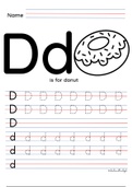 KINDERGARTEN ALPHABET WORKSHEETS