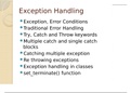 Exception Handling