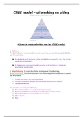 CBBE model - Uitleg met uitwerking 