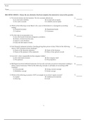 Accounting exercises with answers (multiple choice)