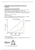 Distribution of income and wealth, poverty and inequality