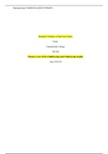 NR 602 Week 5 Evaluation of Marginalized Women Paper: Domestic Violence A Survivor s Story (answered) Spring 2020