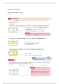 Conditional probability