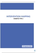 Intervention Mapping Diabetes type 2. Cijfer 8.1