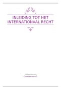 samenvatting inleiding tot het internationaal recht