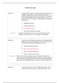 NR 508 Week 2 Quiz (NEW): Chamberlain College of Nursing (Latest 2019/20 Complete Solution, Already Graded A)