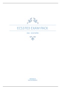 ECS  3703 EXAM PACK 2014 – 2016 PAPER/ ECS 3703 EXAM PACK 2014 – 2016 PAPER