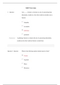 NR 507 Week 6 Quiz / NR507 Week 6 Quiz (NEW): Advanced Pathophysiology: Chamberlain College of Nursing (Latest 2019/20 Complete Solution, Already Graded A)