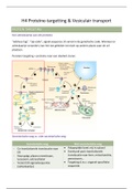 Celbiologie_samenvatting_H4 Proteïnetargetting & vesiculair transport