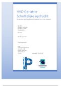 Bundel met alle stage opdrachten, scriptie, afstudeeronderzoek, leerprocesverslagen en verschillende samenvattingen van een cum laude afgestudeerde verpleegkundige