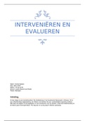 Interveniëren en evalueren