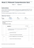 NR 509 WEEK 3 MIDWEEK COMPREHENSION QUIZ. VERSION 1 GET EVERYTHING CORRECT.