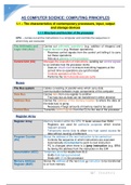 OCR Computer Science AS Unit 1 - Computing Principles Notes