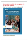 Samenvatting verplichte literatuur Onderwijspsychologie Lerarenopleidingen