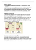 Celbiologie leerjaar 3 vragen