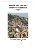Profielwerkstuk Aardrijkskunde en Economie : Brazilië, een land van inkomensverschillen