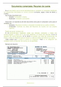 Documentos comerciales: Resumen de cuenta