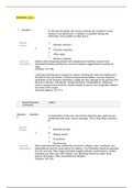 South University, Savannah - NSG 6420 / NSG6420 Quiz 2, Question And Answers|100% Correct.