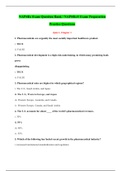 NAPSRx® Exam Preparation Practice Questions ( 100% VERIFIED ANSWERS, ALREADY GRADED A)	