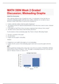 MATH 399N Week 2 Graded Discussion; Misleading Graphs SUMMER 2020 